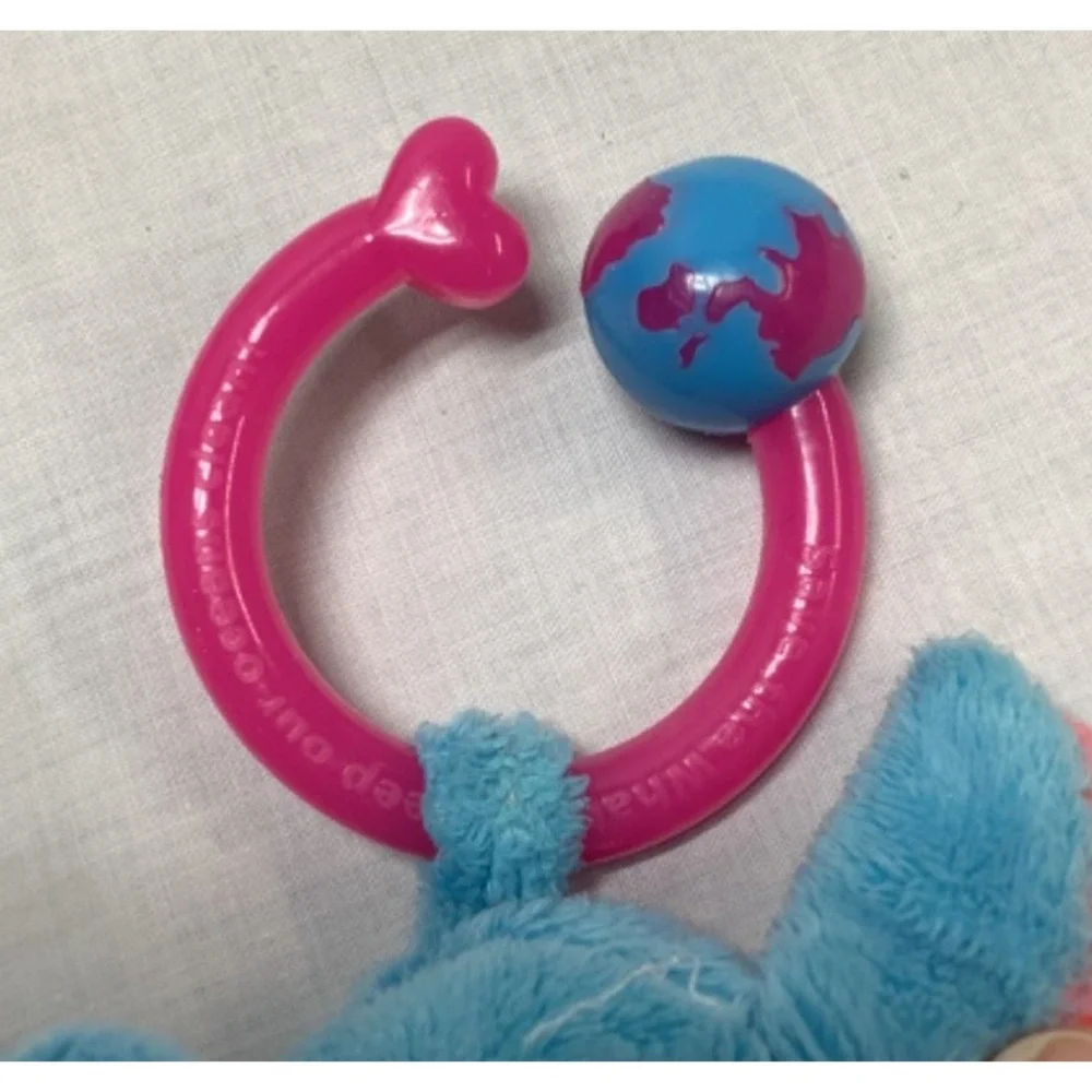 Munchkin Infant Baby Teether Plush Blue Elephant Toy Sensory 9